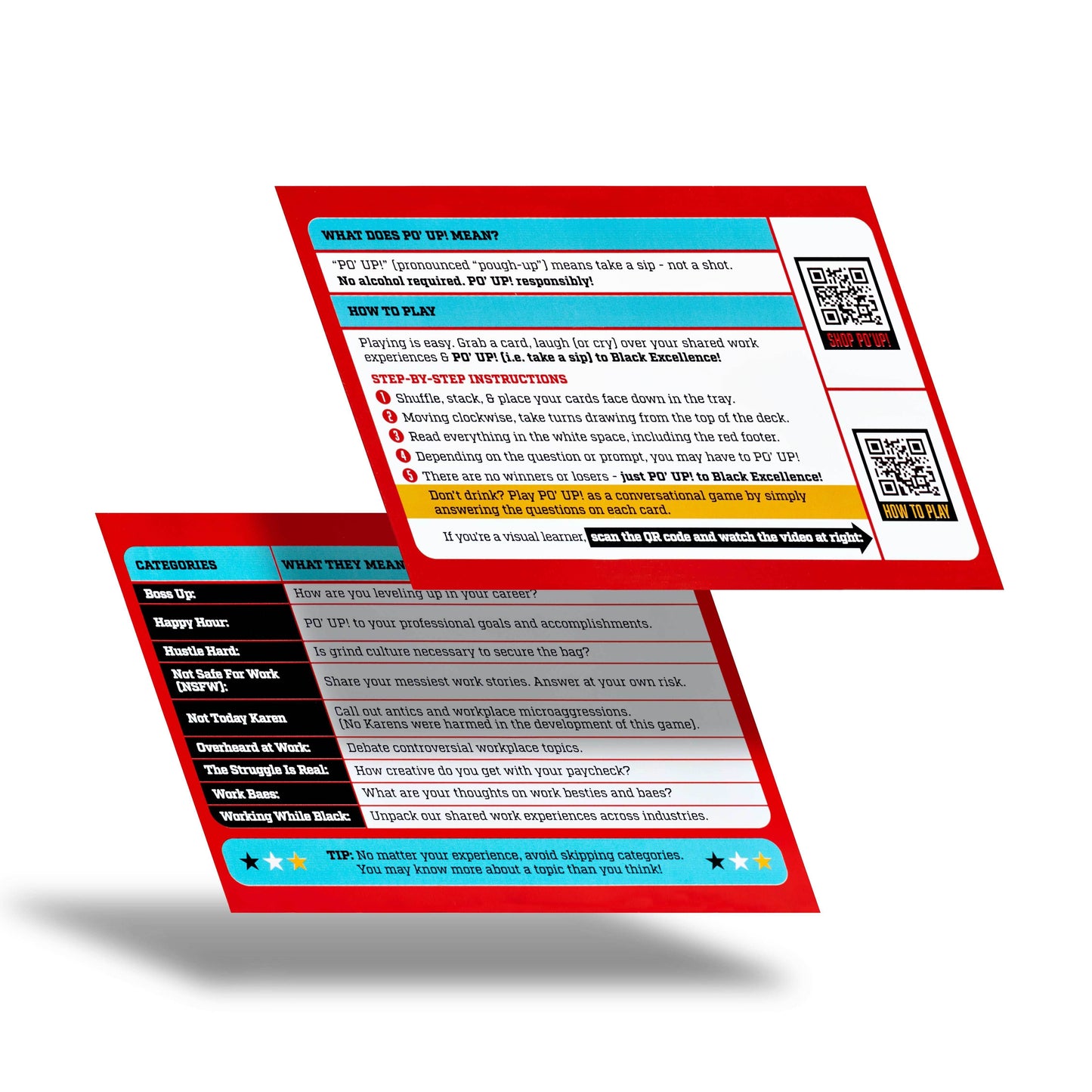 PO' UP! Card Game: Black in the Workplace Edition - 