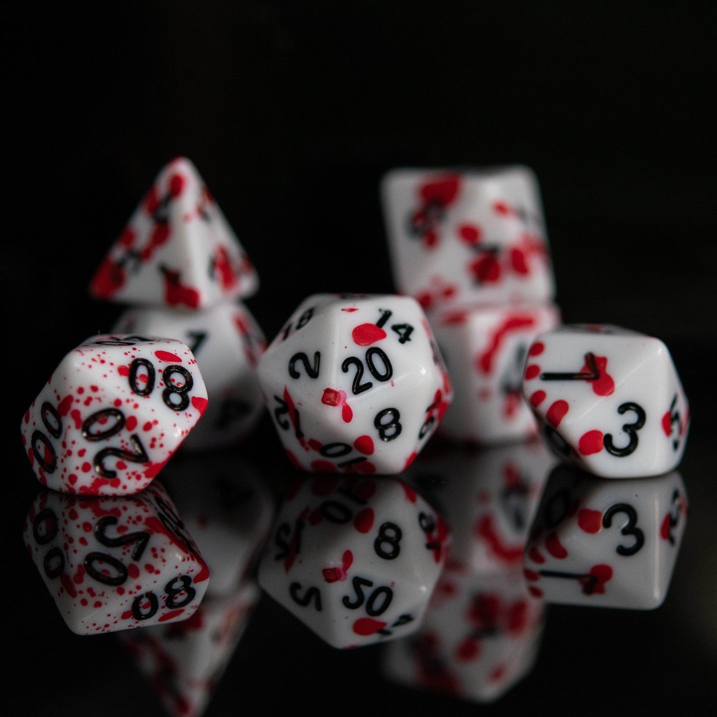 Crystal Lake Acrylic Dice Set - 