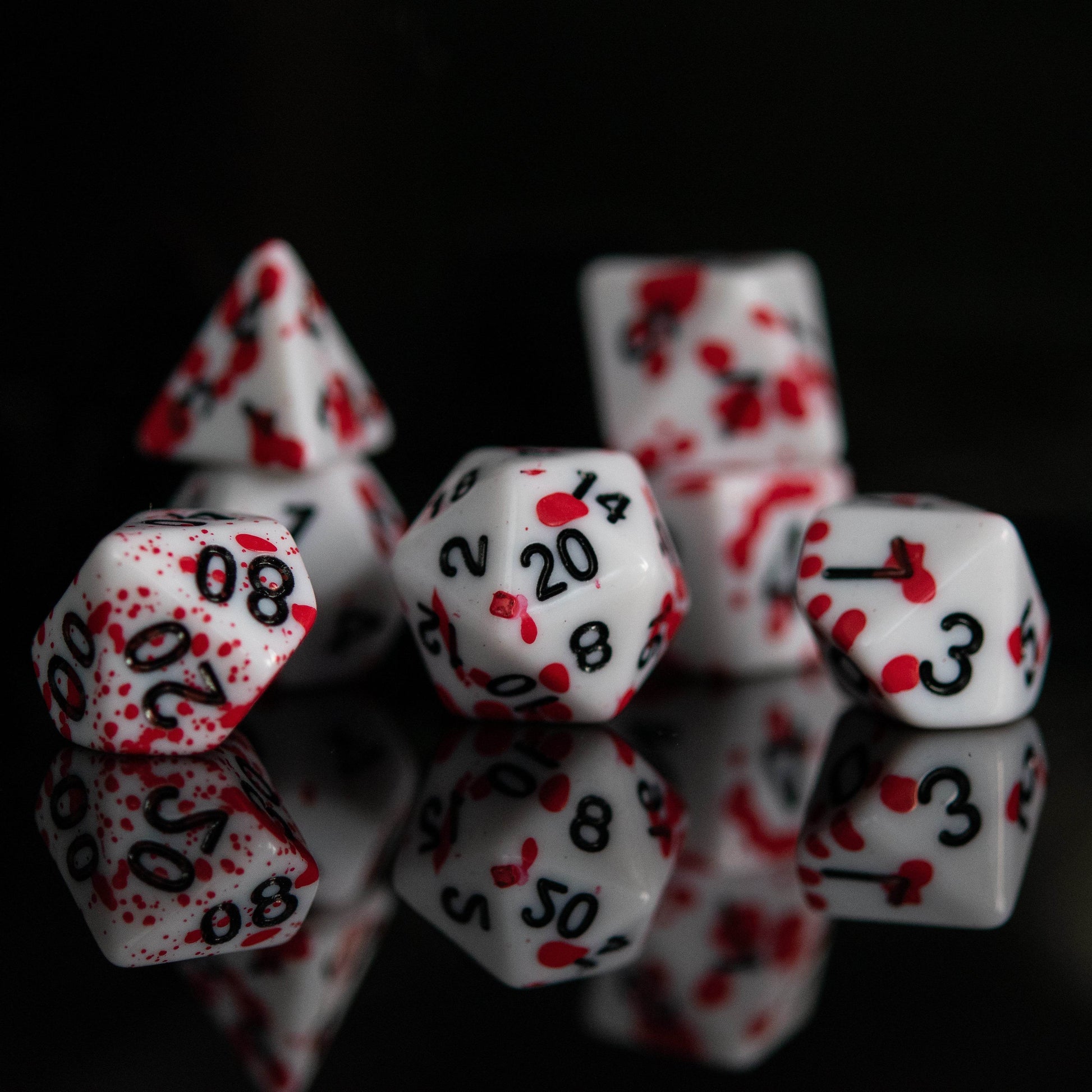 Crystal Lake Acrylic Dice Set - 