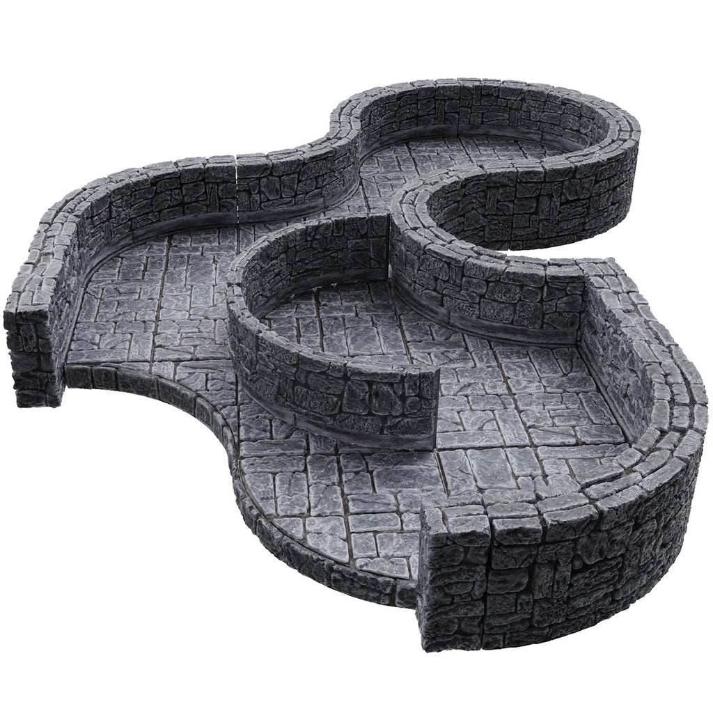 WarLock Tiles: Dungeon Tiles III - Curves Expansion - 