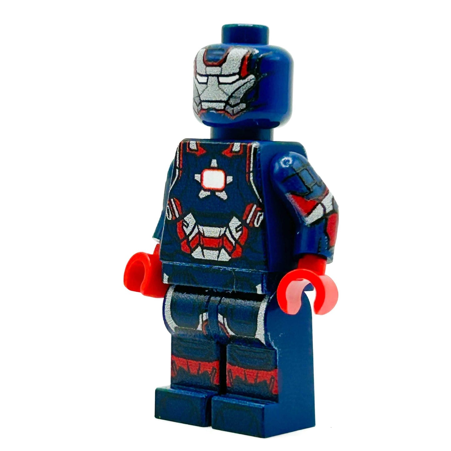 STAR SPANGLED ARMOR Minifig made using LEGO parts - B3 Customs - 