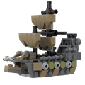 Custom Mini The Flying Dutchman Pirate Ship