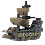 Custom Mini The Flying Dutchman Pirate Ship