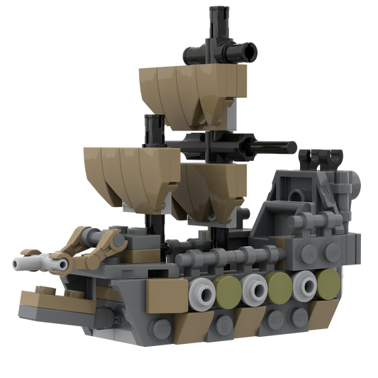 Custom Mini The Flying Dutchman Pirate Ship
