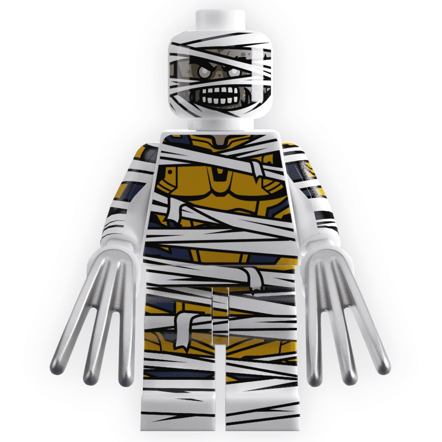 CLAWS as Mummy Minifig made using LEGO parts - 