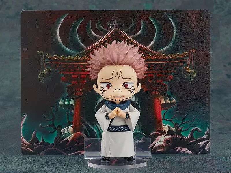 Cute Jujutsu Kaisen Ryomen Sukuna and Itadori Yuji Figurines, Chibi Kawaii Anime Action Figures Model Collector Toys 10cm