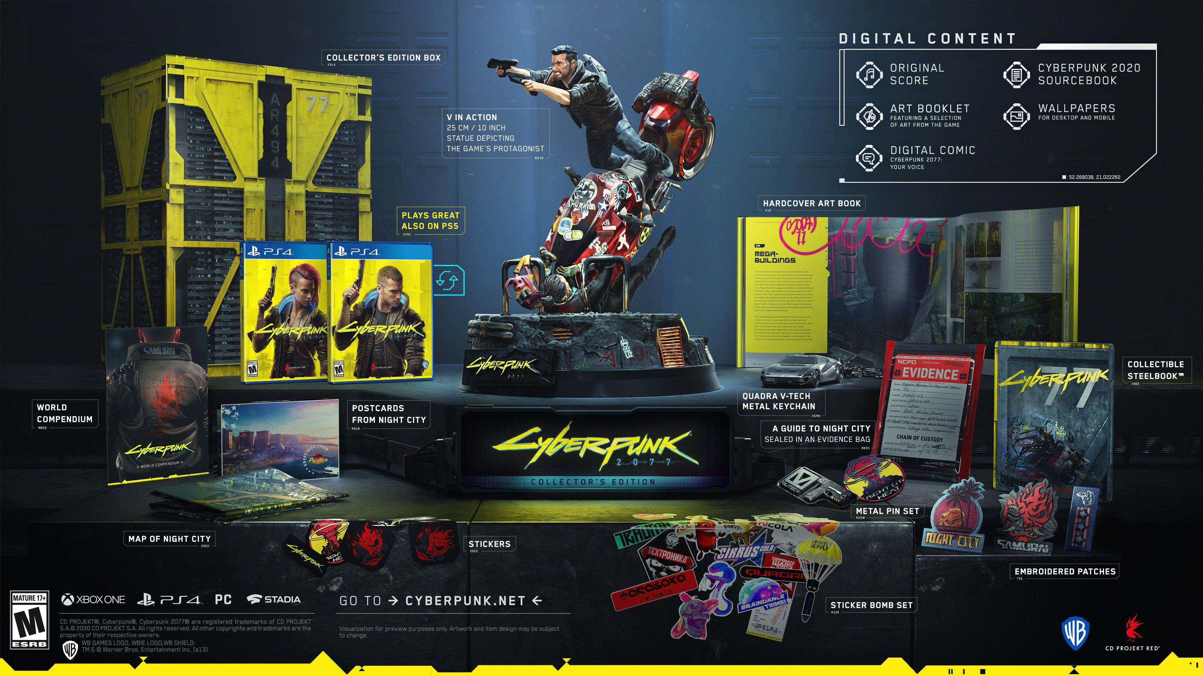 Cyberpunk 2077 Collector's Edition (Playstation 4) - Game Only