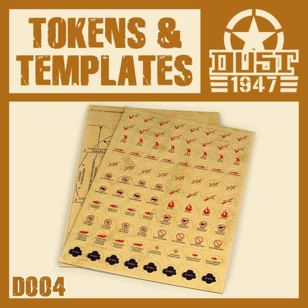 DUST 1947: Tokens (Punchboard) - 