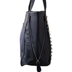 BLACK CAT - Tote Bag - PU Leather Studded