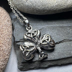 Peridot Shamrock Necklace