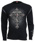 CUSTODIAN - Zip Side Ribbed Gothic Longsleeve