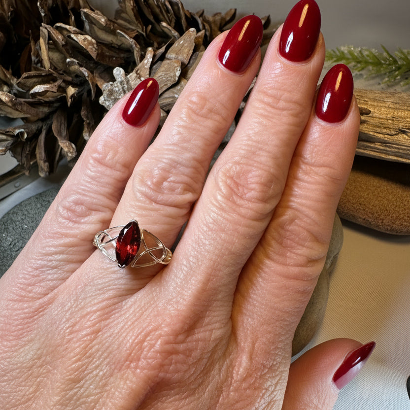 Millicent Celtic Trinity Knot Ring