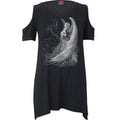 CAPTIVE SPIRITS - Cold Shoulder Goth Bottom Top