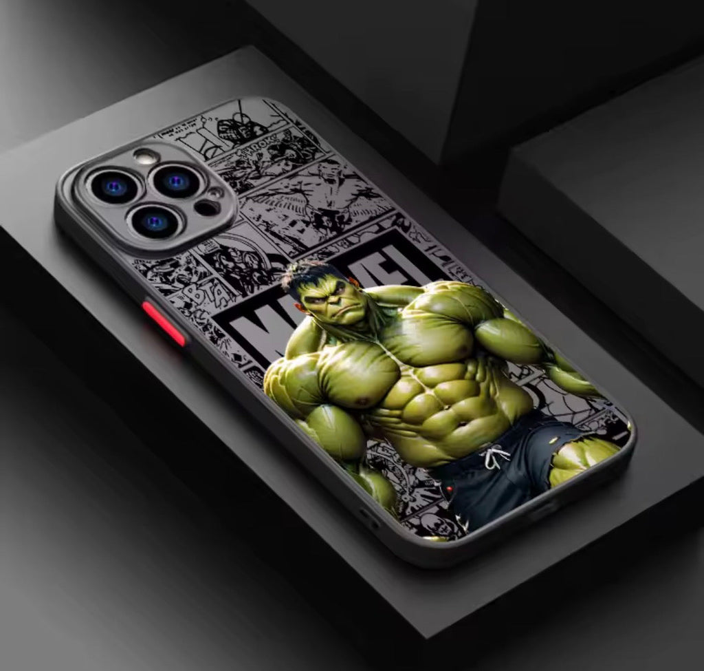 Marvel heroes phone cases for Apple iPhone 11 SE 8 14 12 Pro 15 7 Plus 13 Mini XS Max XR Luxury Matte Back Covers