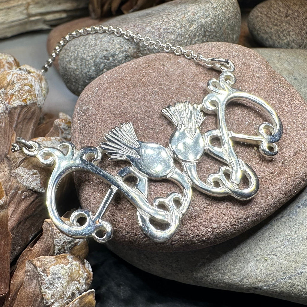 Scottish Meadow Thistle Necklace