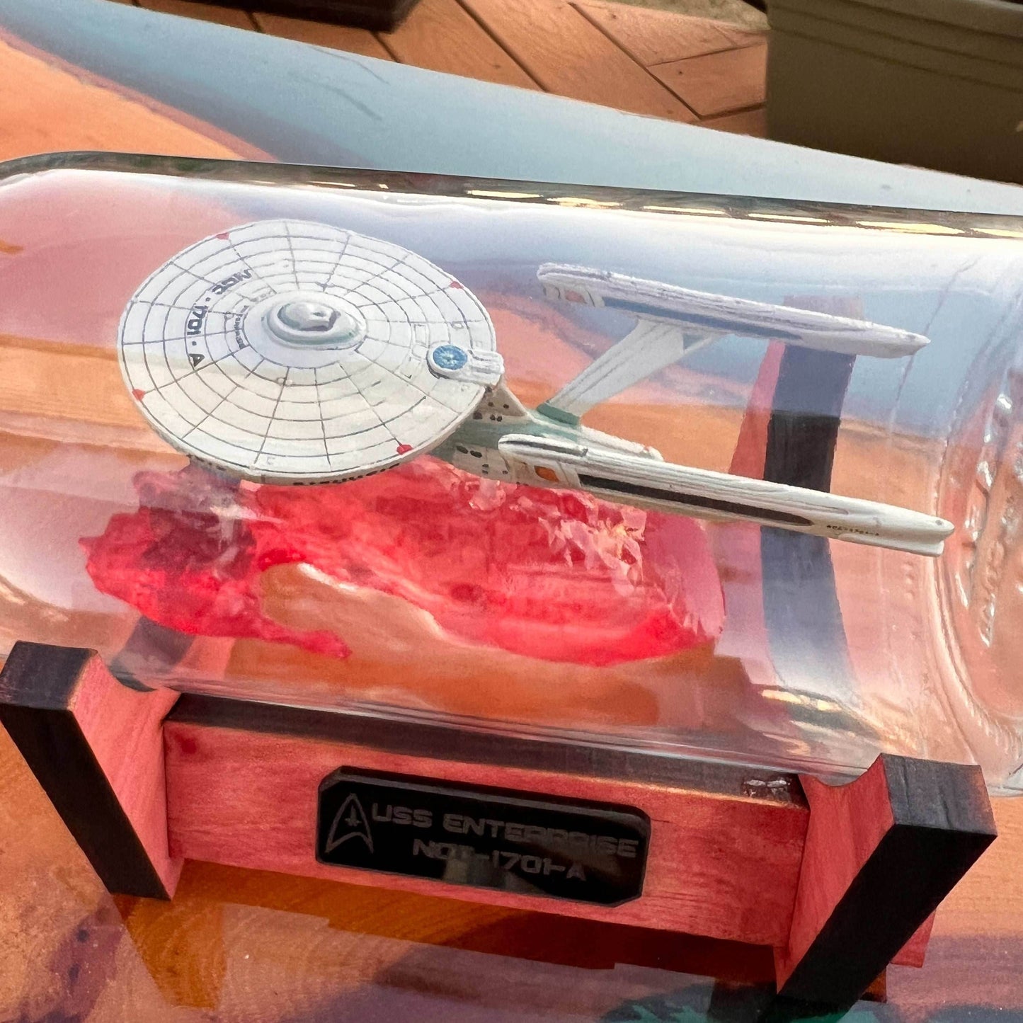 Star Trek NCC-1701-A Enterprise in a Bottle - 
