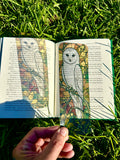 Snowy Owl Bookmark – Handmade Wizard Bookmark, Magical Weasley Wizard School White Owl Bookmark