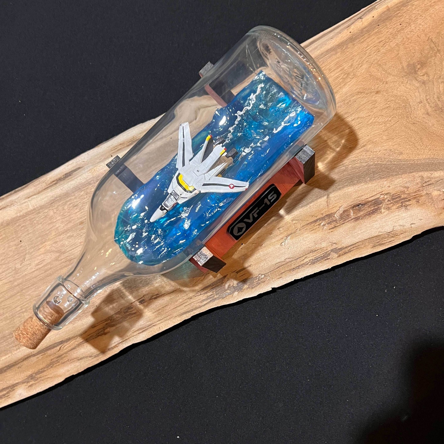 Macross Robotech VF-1S Skull Leader in a Bottle - 