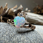 Raynette Claddagh Opal Ring
