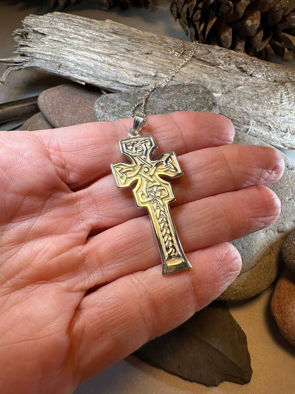 Mura Celtic Cross Necklace
