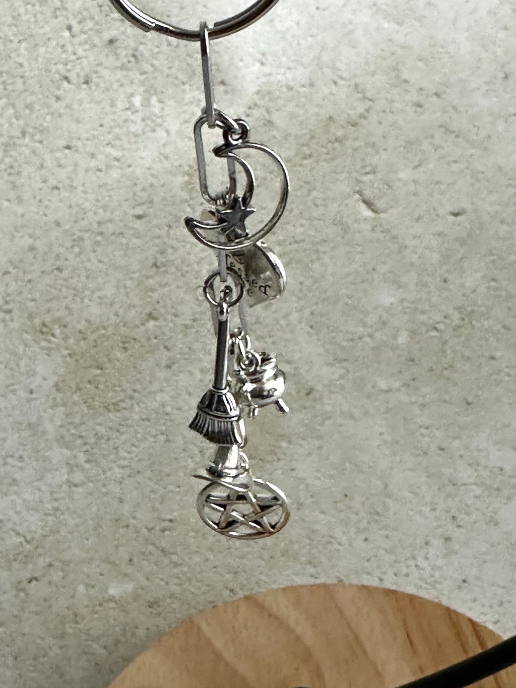 Witchy Bag Charm Keychain