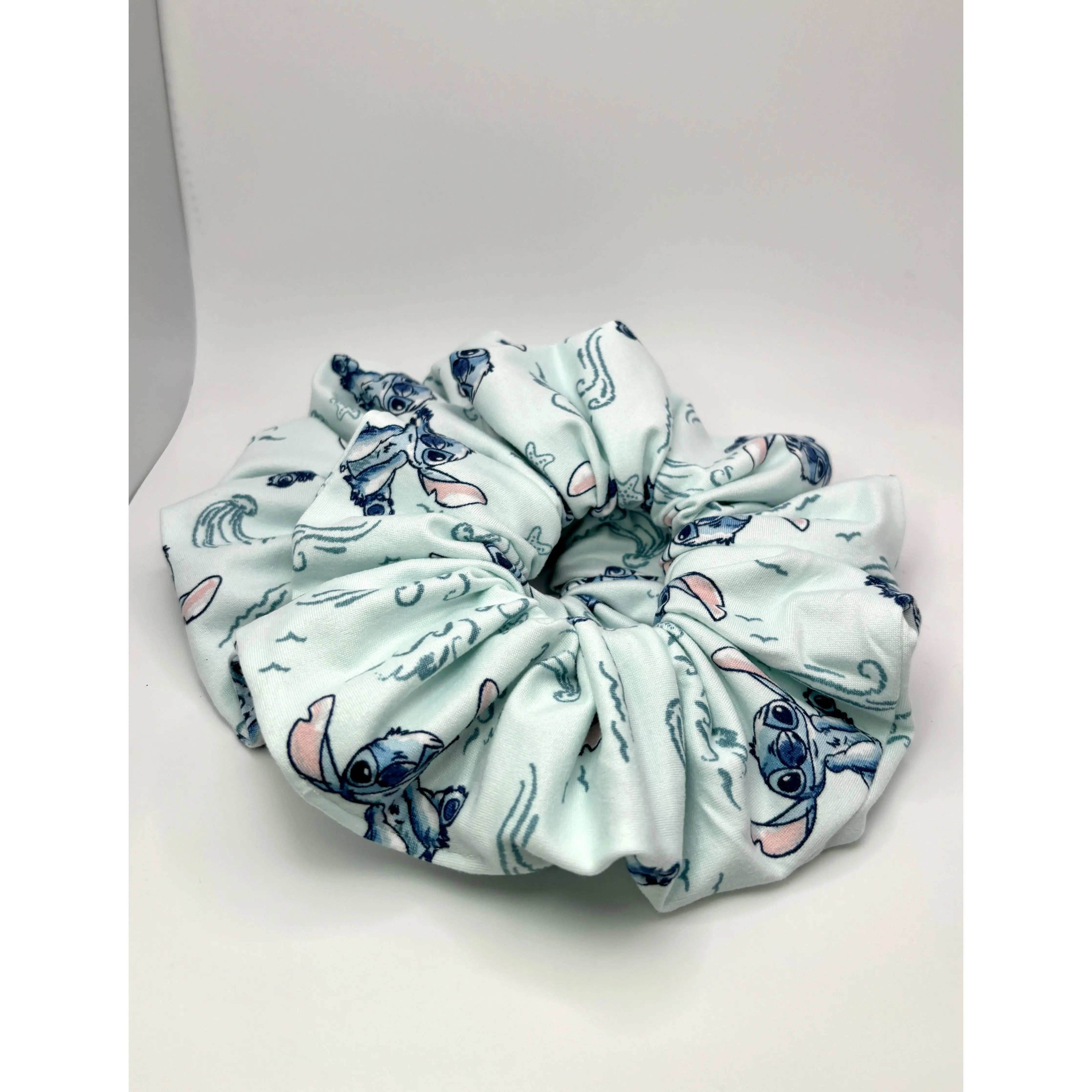 Blue Stitch Scrunchie - 