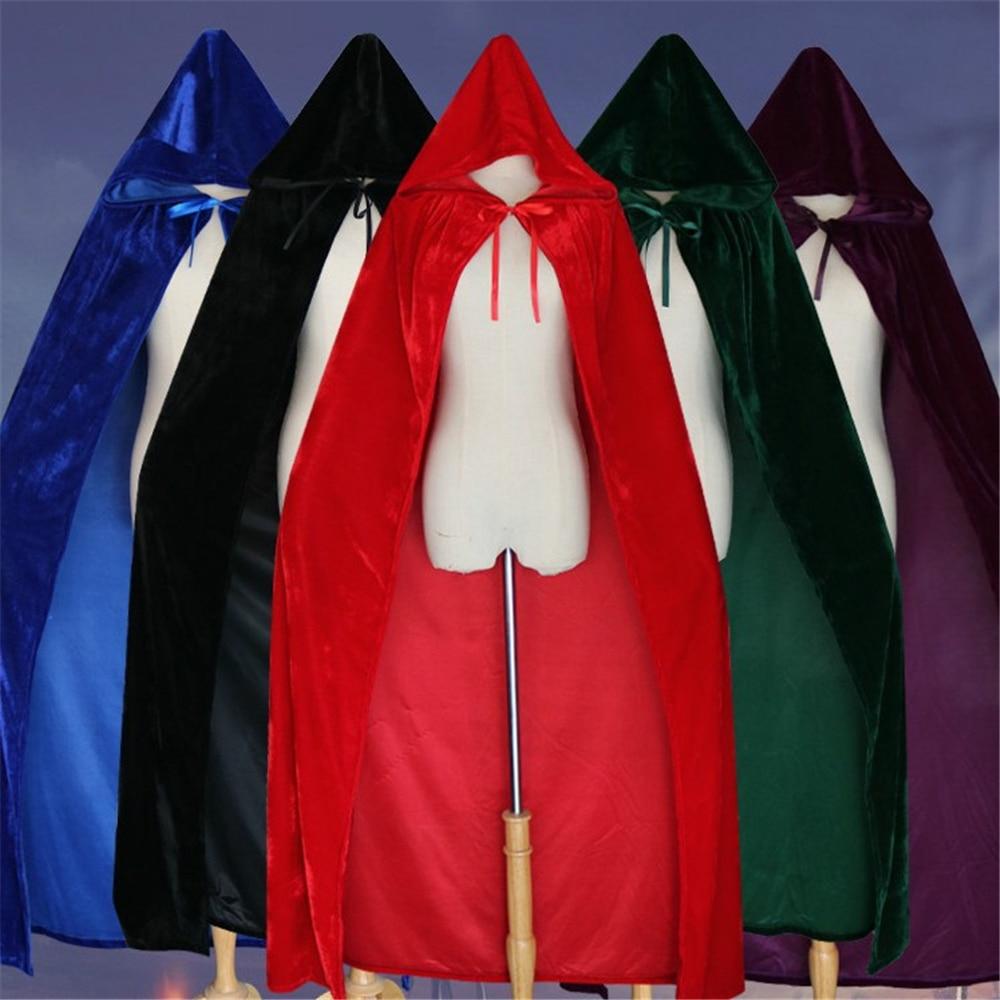 Wizards Hooded Cloak Coat Wicca Robe Medieval Cape ShawlWizards Hooded Cloak Coat Wicca Robe Medieval Cape Shawl