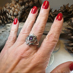 Dedication Luckenbooth Amethyst Ring