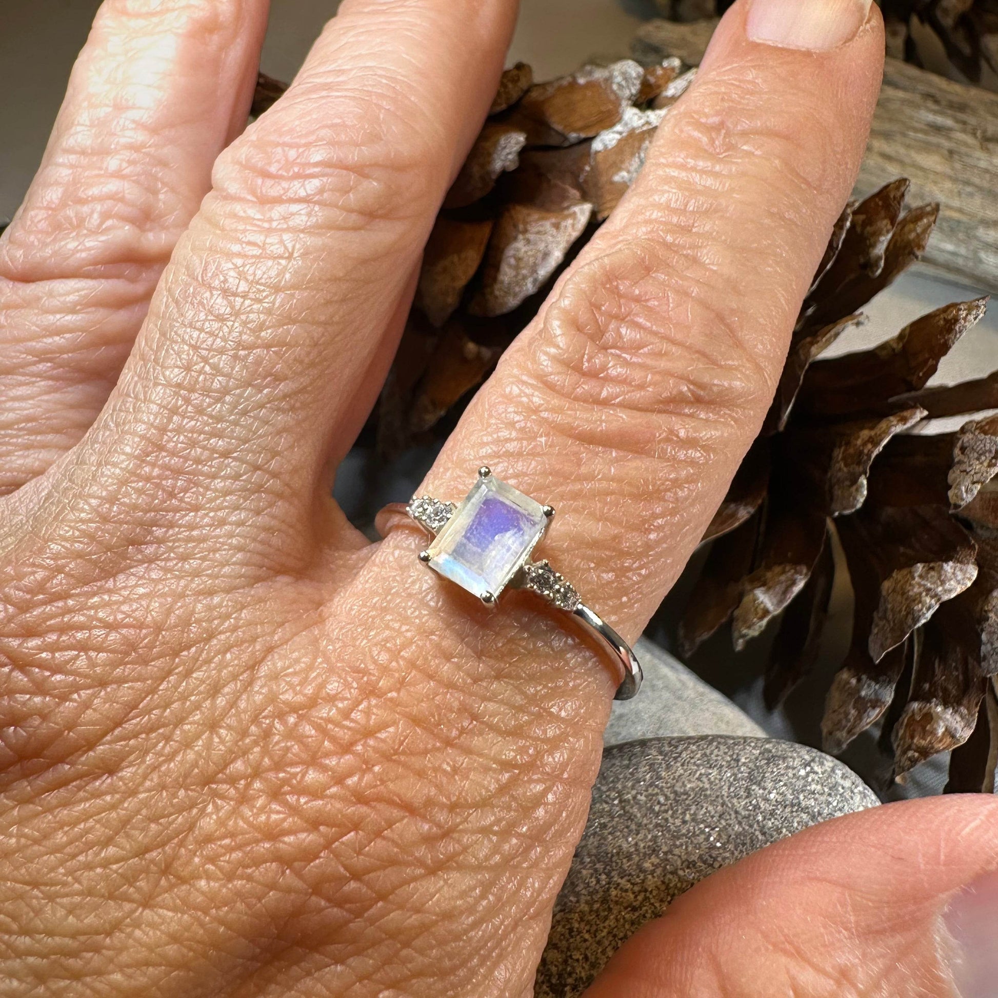 Hilaria Moonstone Ring - 5