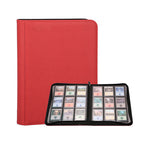 Leather Zipper Section Card Book Game Card Book Collection Book