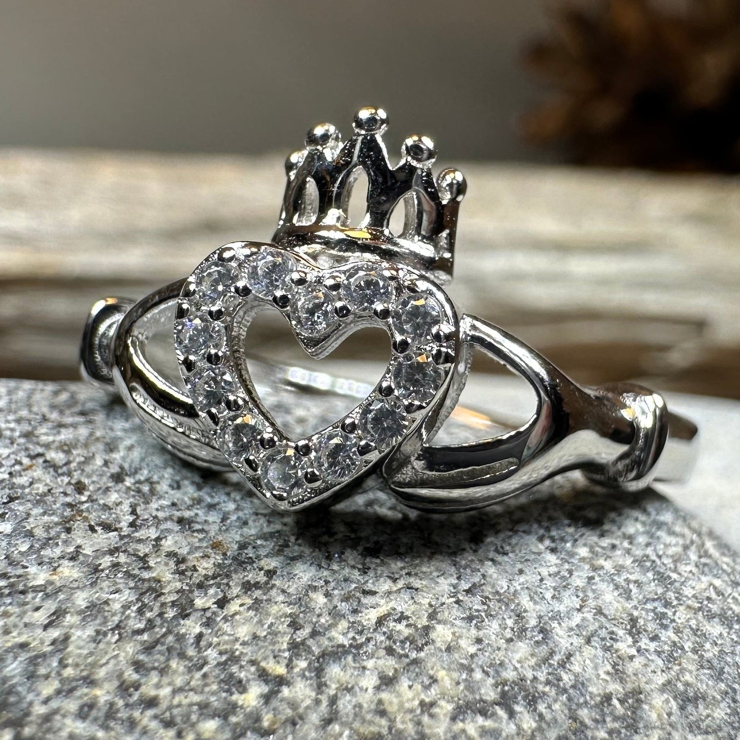 Claddagh Princess Ring