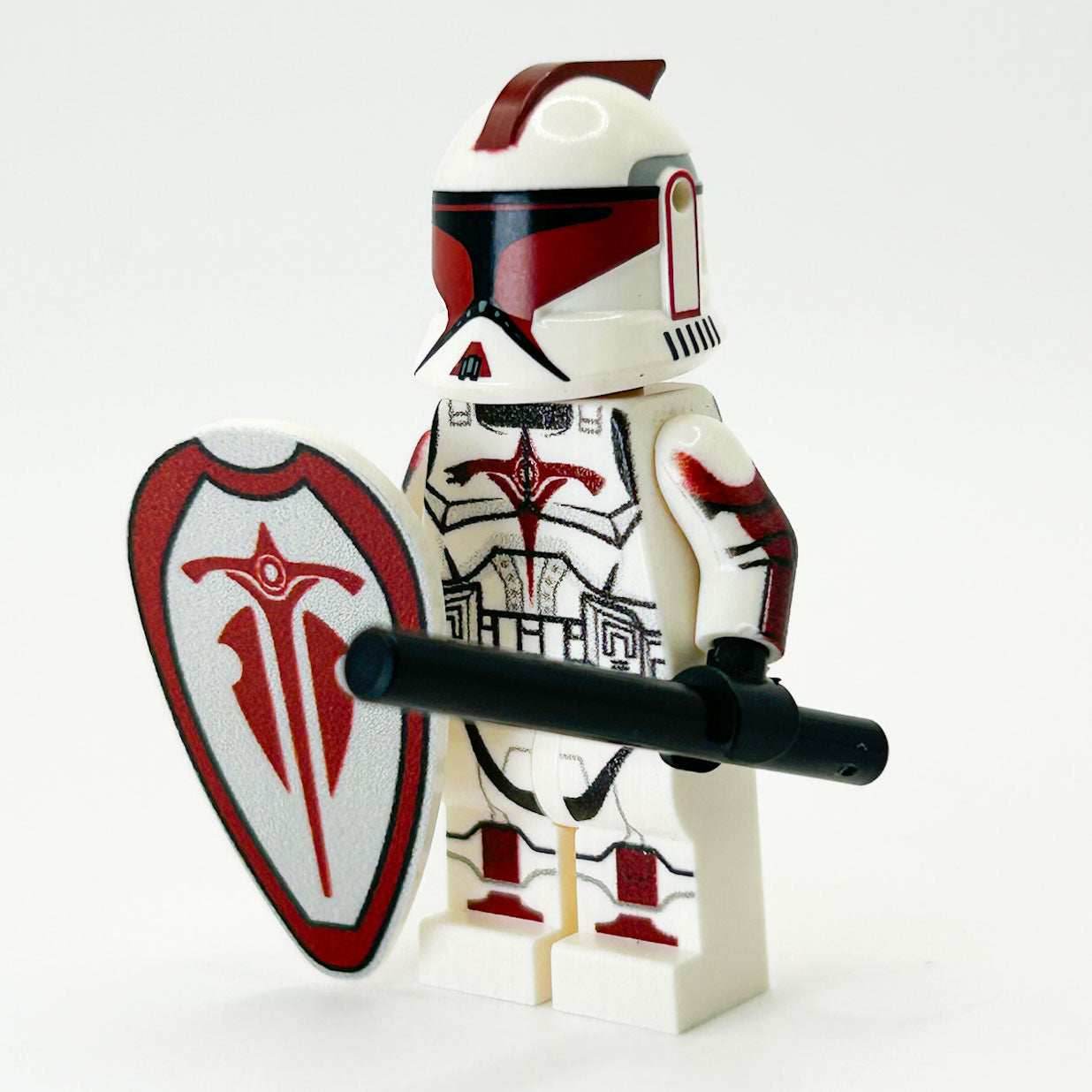 Riot Clone Trooper (Phase 1) Minifig made using LEGO parts - B3 Customs - 