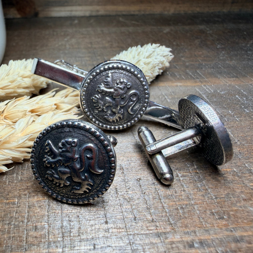 Lion of Scotland Shield Cuff Links