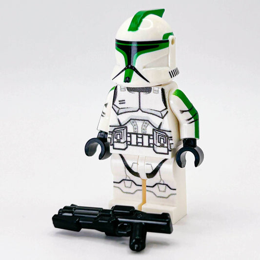 Custom 41st Clone Trooper (Green, Phase 1) Minifig - B3 Customs - 