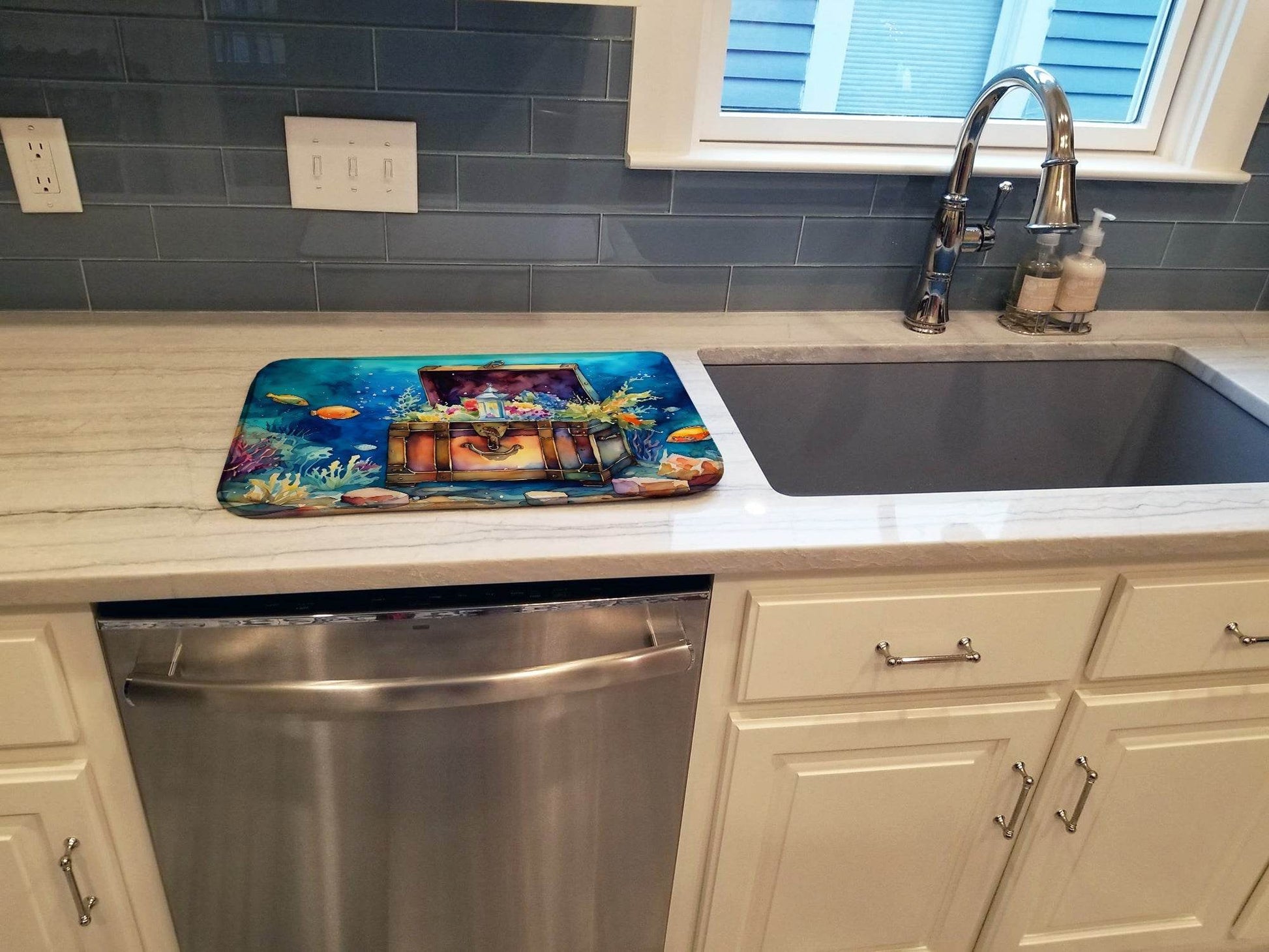 Treasure Chest Dish Drying Mat - 