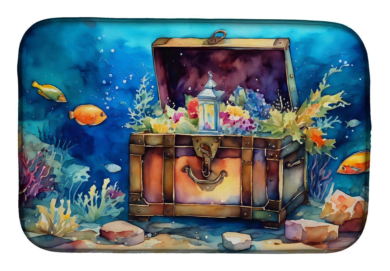 Treasure Chest Dish Drying Mat - 