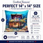 Treasure Chest Throw Pillow