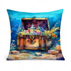 Treasure Chest Throw Pillow