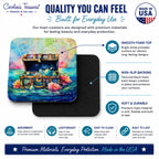 Treasure Chest Foam Coasters