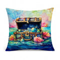 Treasure Chest Throw Pillow
