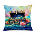 Treasure Chest Throw Pillow