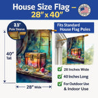 Treasure Chest House Flag