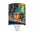 Treasure Chest Ceramic Night Light