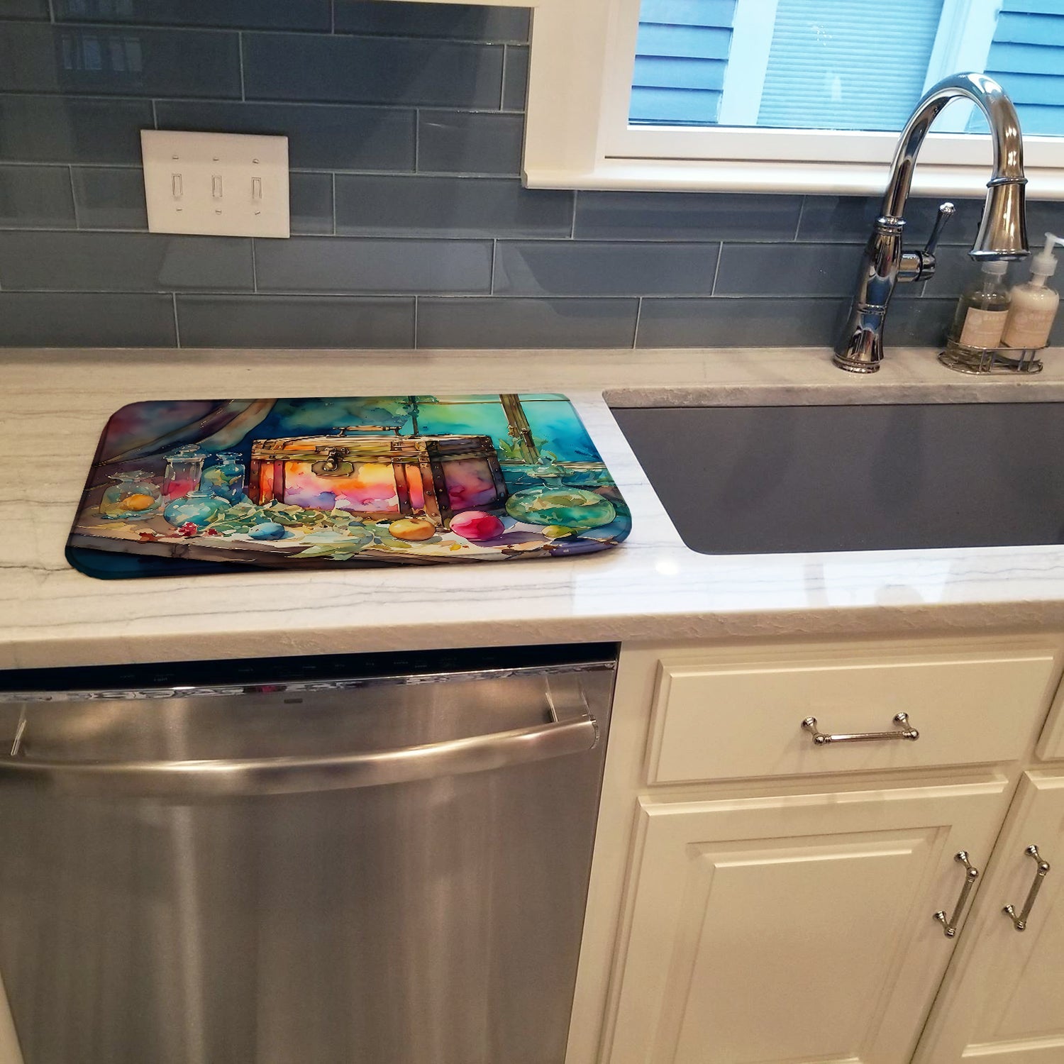 Treasure Chest Dish Drying Mat
