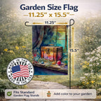 Treasure Chest Garden Flag