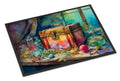 Treasure Chest in a workshop Doormat 18x27in