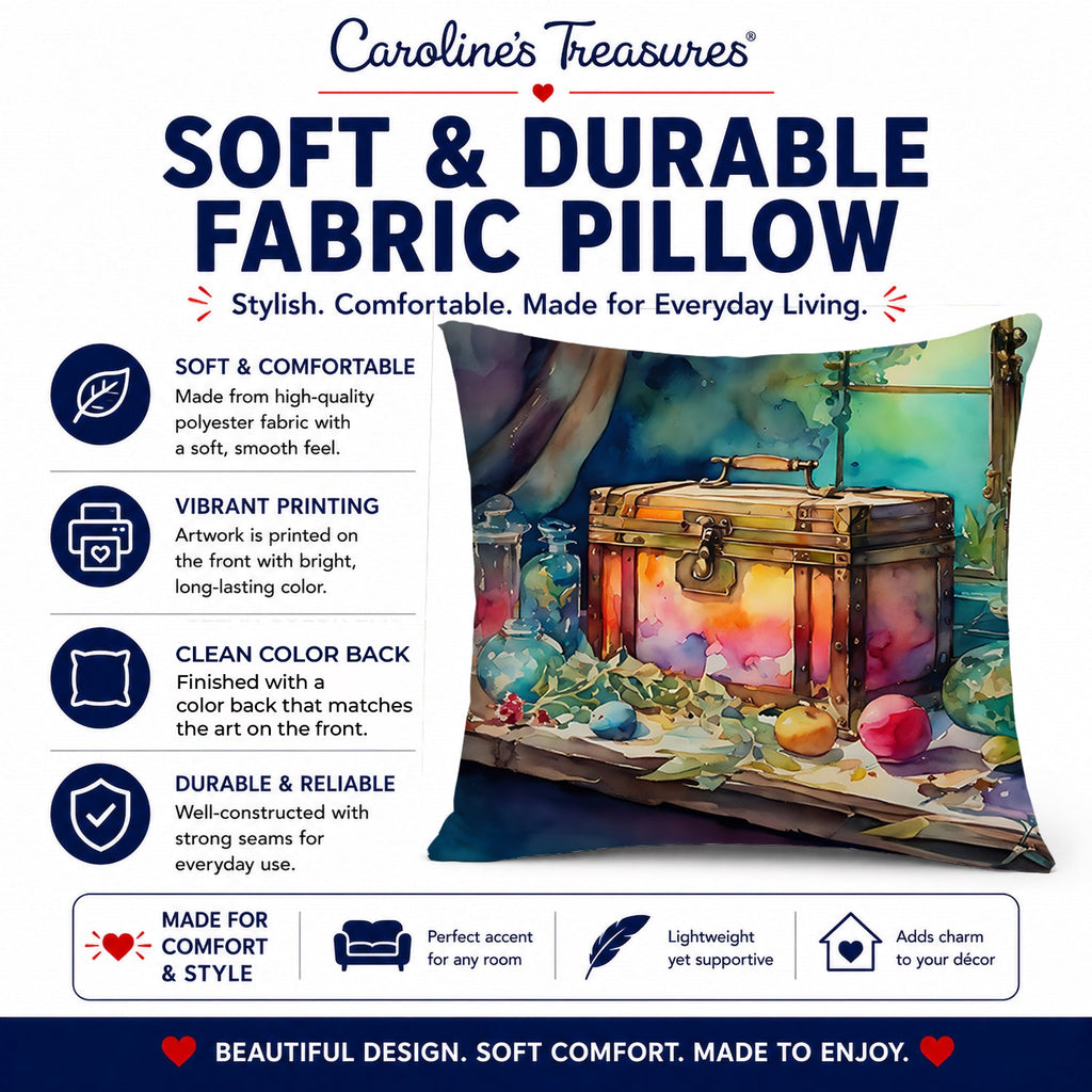 Treasure Chest Throw Pillow