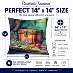 Treasure Chest Throw Pillow