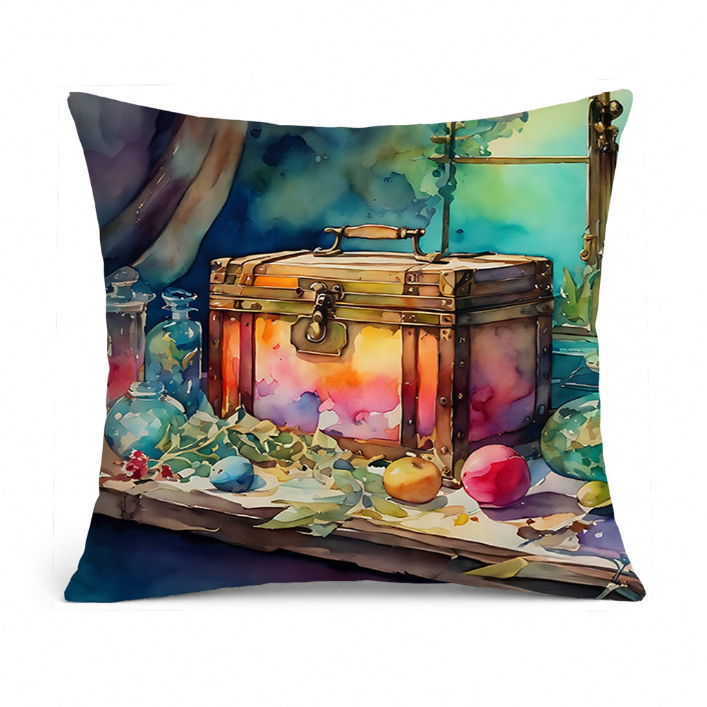 Treasure Chest Throw Pillow