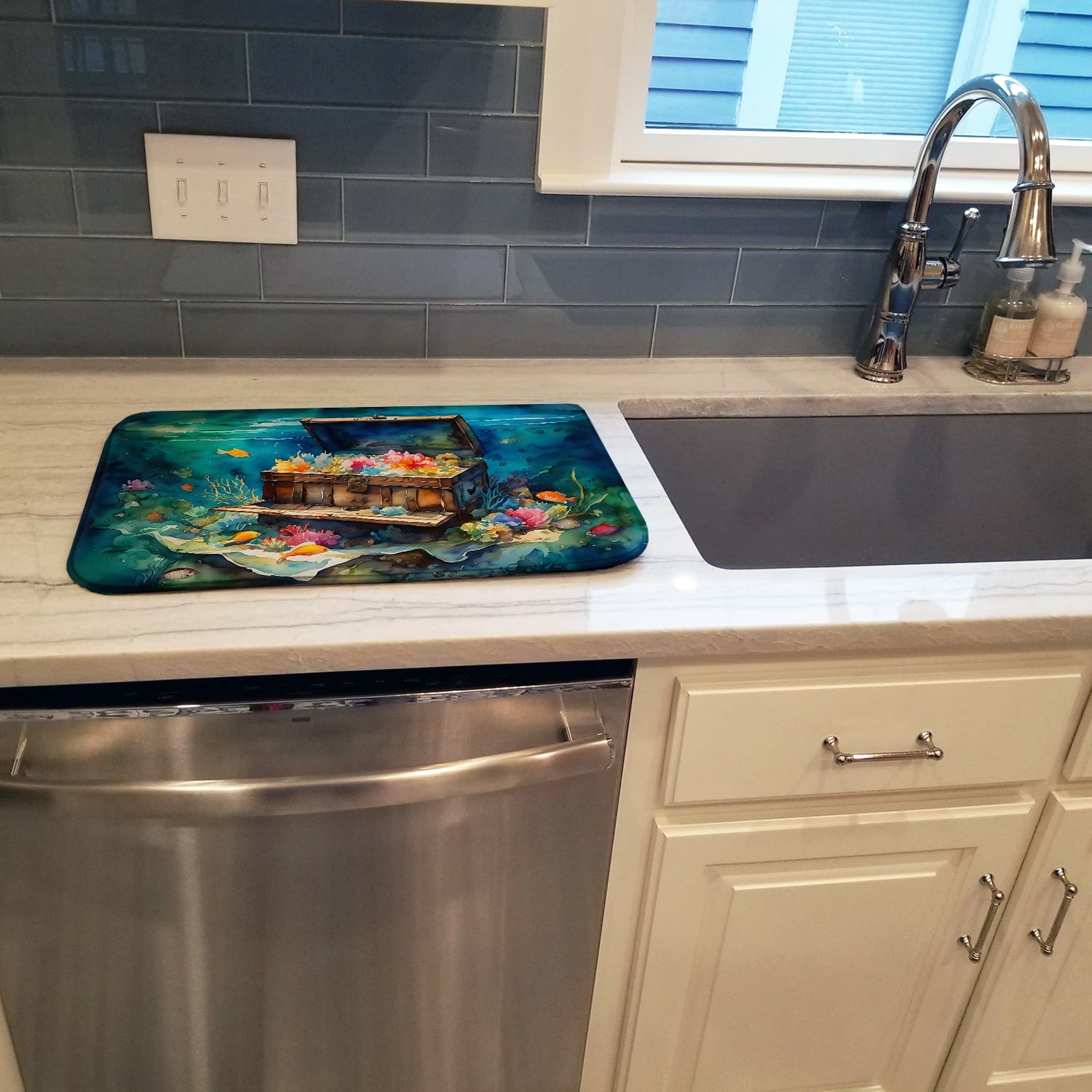 Treasure Chest Dish Drying Mat